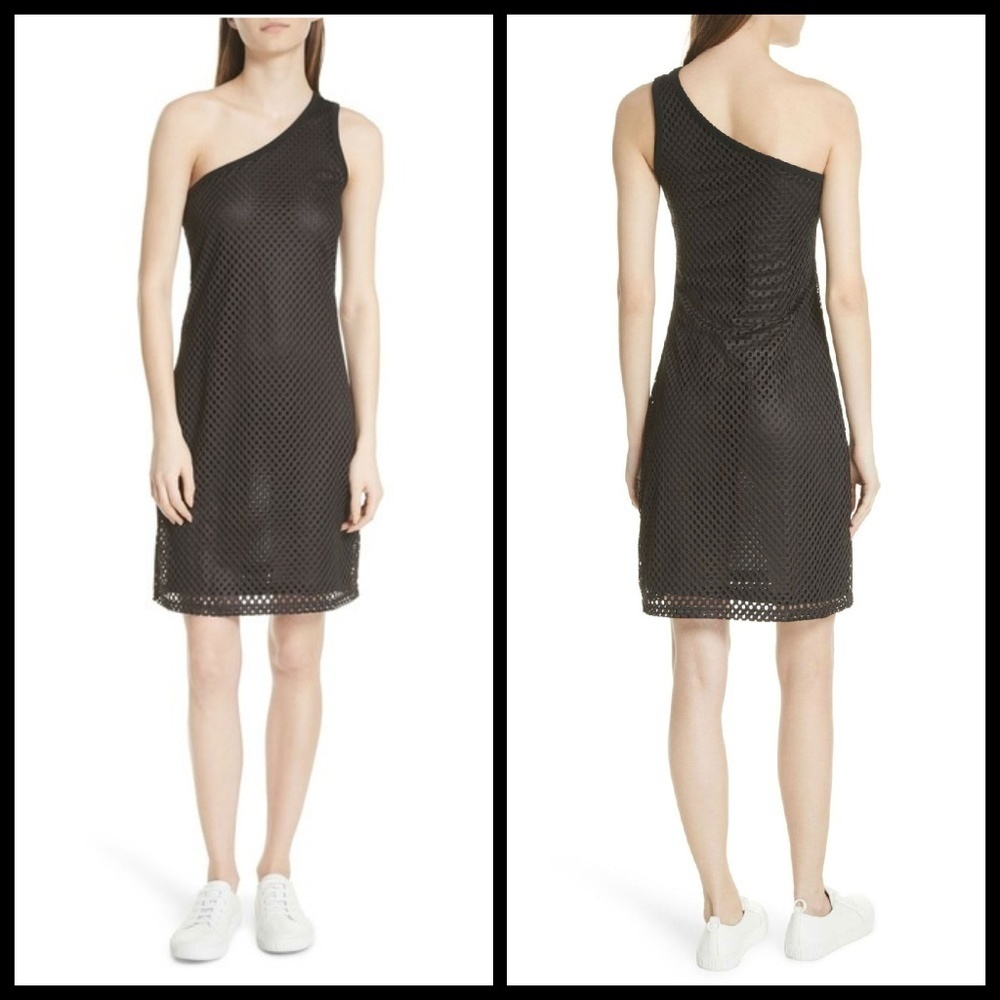💕OPENING CEREMONY💕 Black Mesh One Shoulder Dress